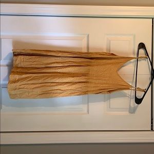 Yellow spaghetti strap dress